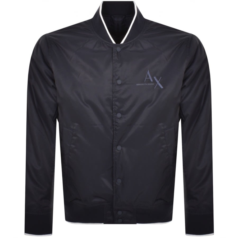 Armani Exchange Bomber Jacket Navy Mainline Menswear